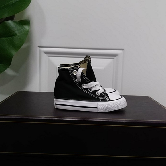 Converse Other - Converse baby black classic lase ups Baby 3